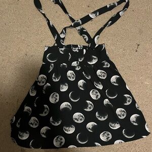 Hot Topic Black and White Moon Dress